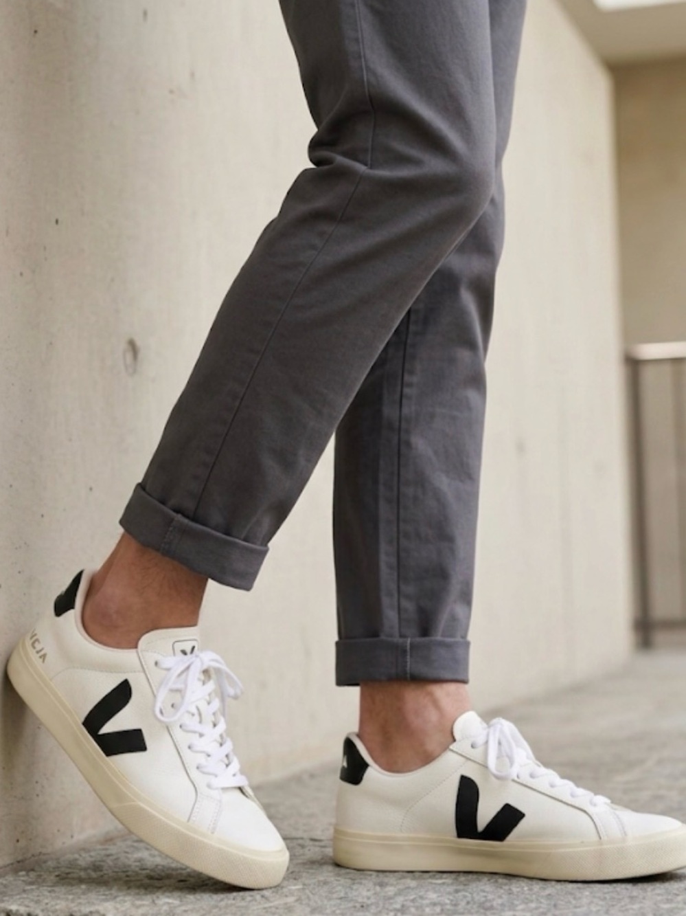 Veja Men's white sneakers